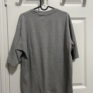 Uniqlo U Airism T Shirt Men’s Black White Striped Tee